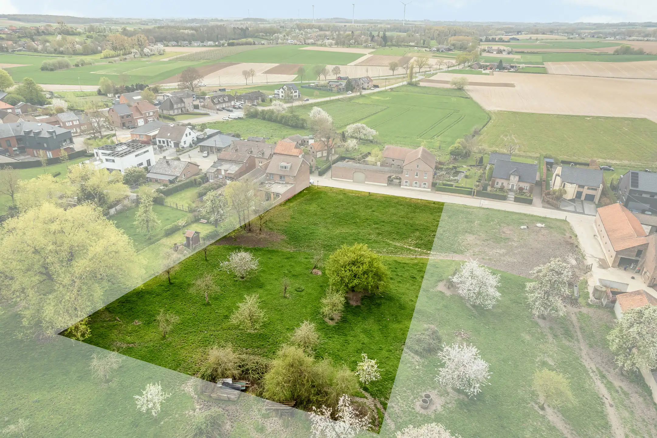 Riante bouwgrond 12a61ca te Kleine Spouwen foto 14