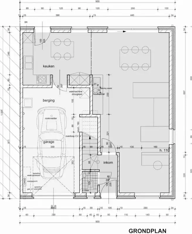 Nieuw te bouwen halfopen woning te Moorsele. foto 3
