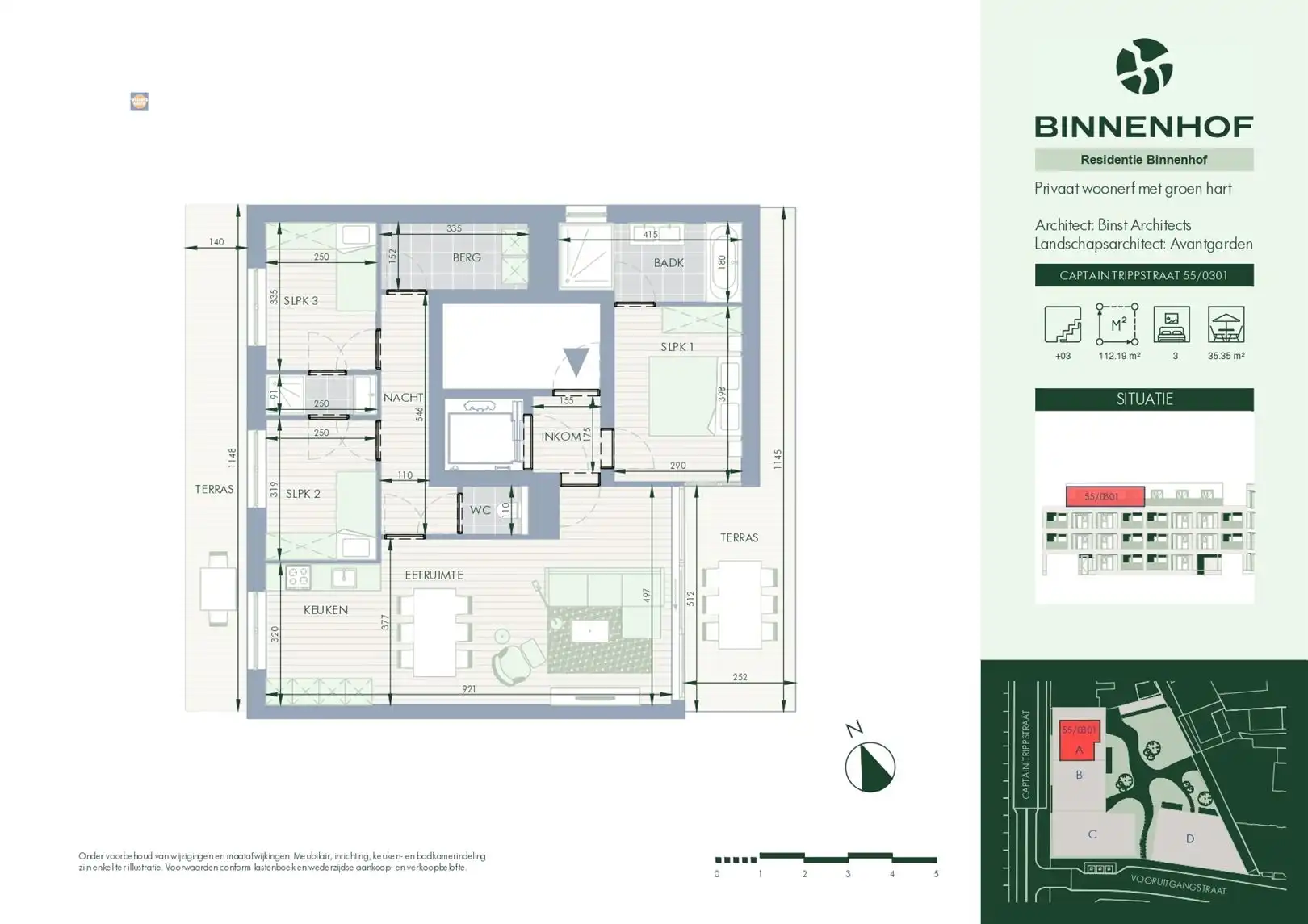 Luxe penthouse met drie slaapkamers en zeer groot terras foto 8