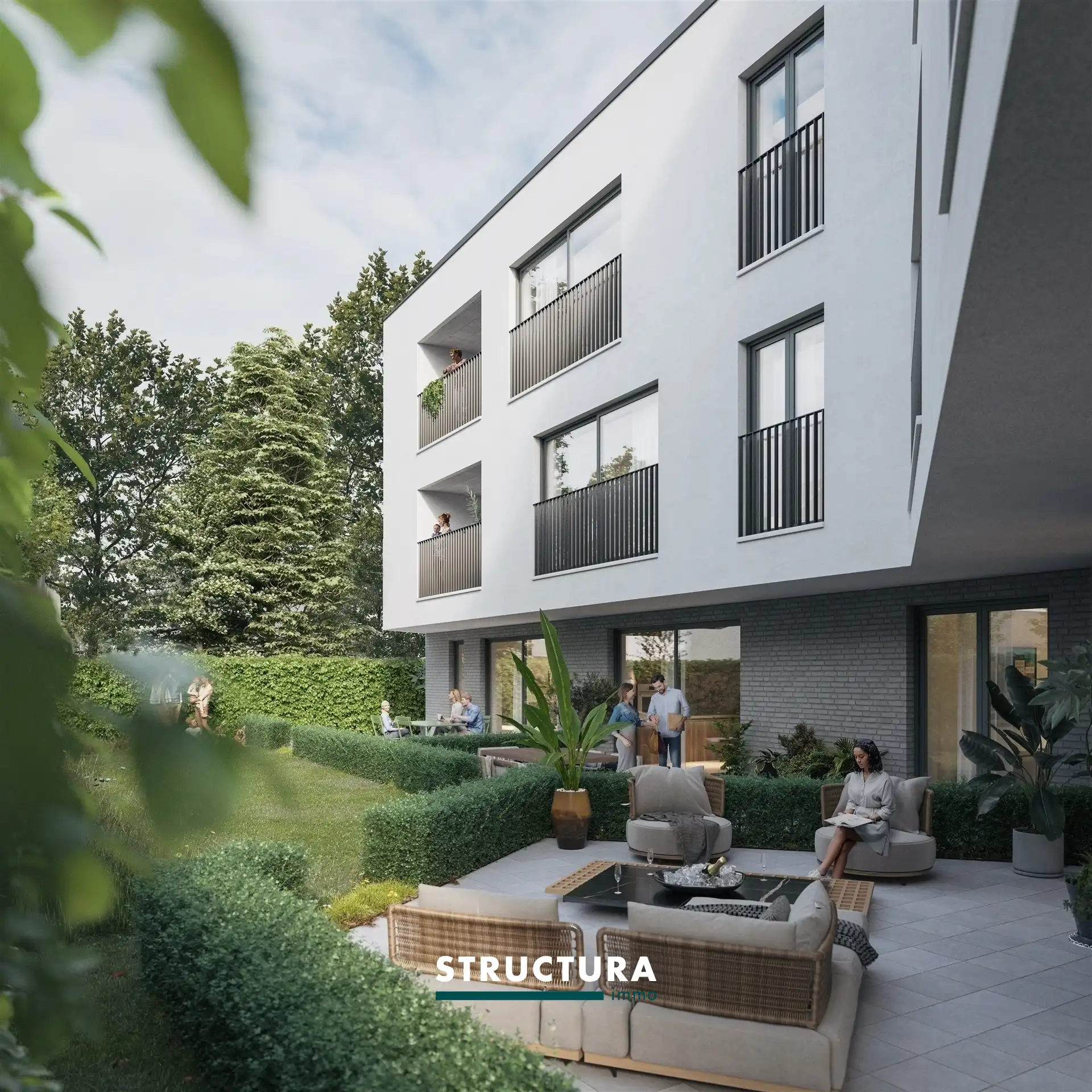Modern/ eigentijds appartement te huur in Evere.   foto 3