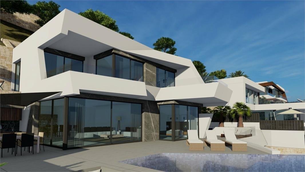 NIEUWBOUW LUXE VILLA MET SPECTACULAIR UITZICHT IN CALPE foto 3
