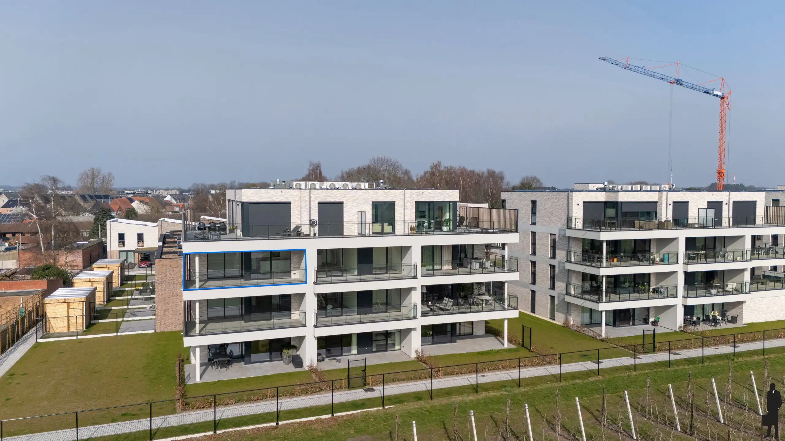 Nieuwbouw 2 slpk appartement met riant zuidgericht terras foto 14