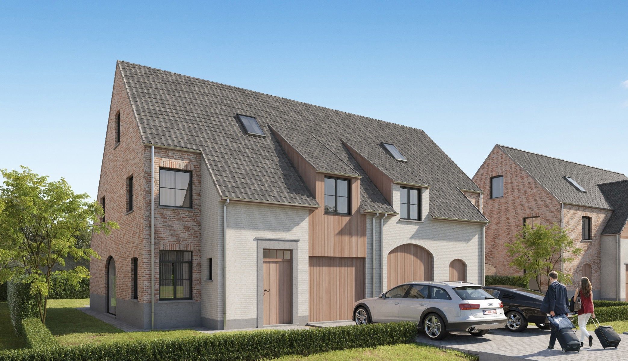 Landelijke, halfopen woning foto {{pictureIndex}}