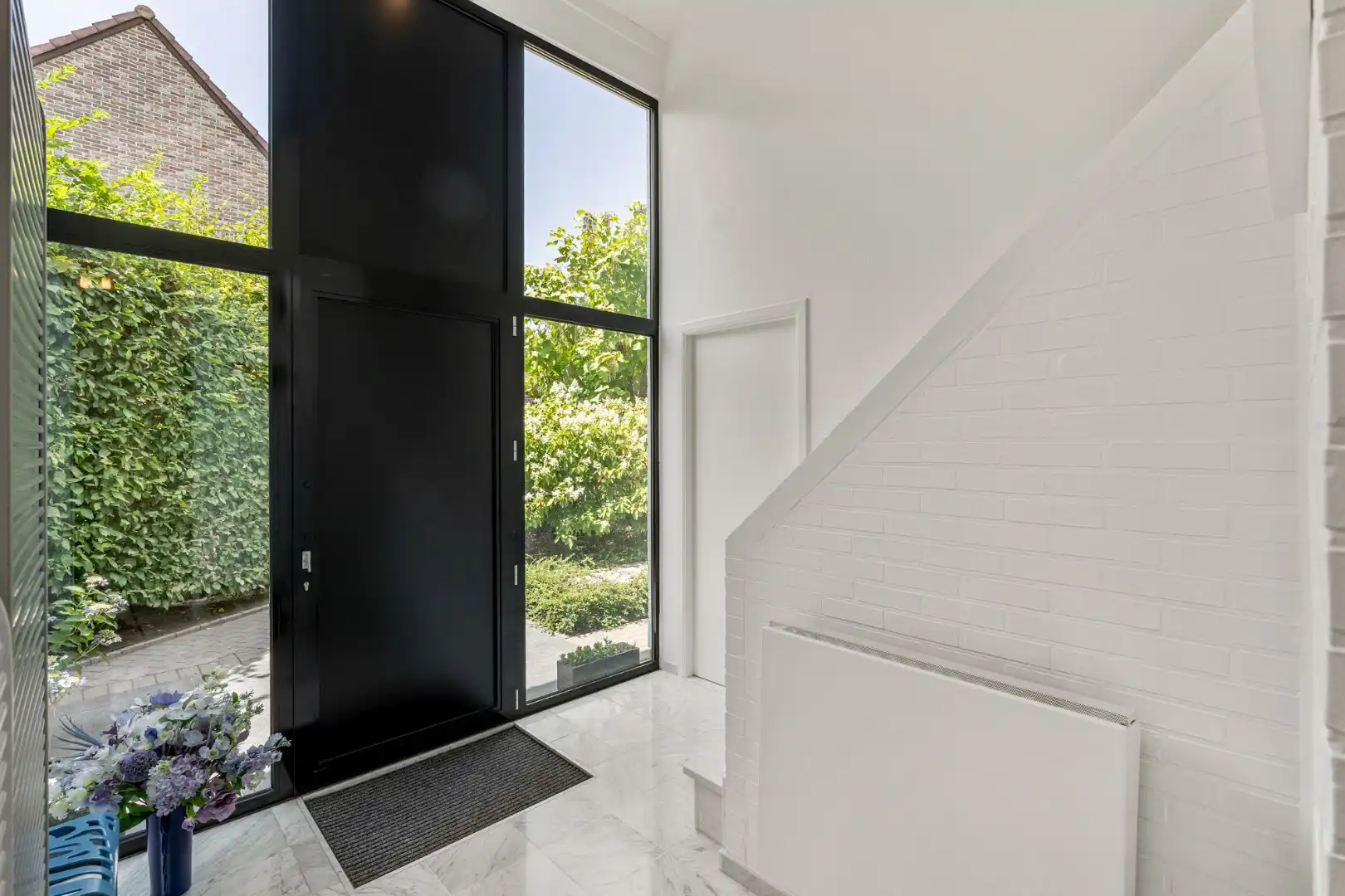 Moderne architectenwoning met mooie tuin en zwembad, 5 slaapkamers in Hasselt, OB op 8a12ca in doodlopende straat foto 11