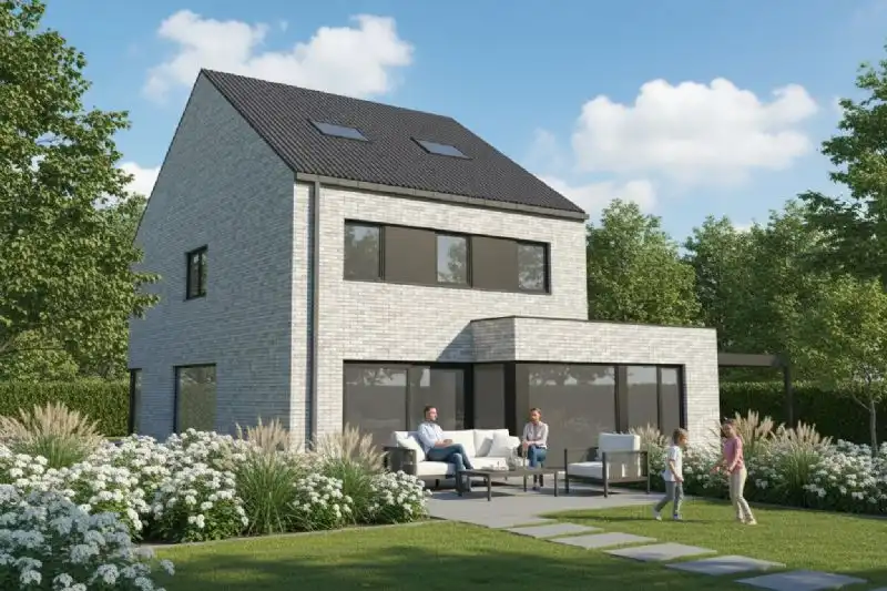 Nieuw te bouwen alleenstaaande woning met vrije keuze van architectuur te Koolskamp. foto 4