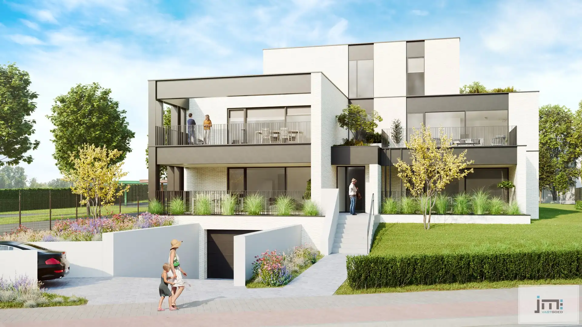 Nieuwbouwappartement met 2 slaapkamers, ondergrondse autostaanplaats en kelderberging foto 3