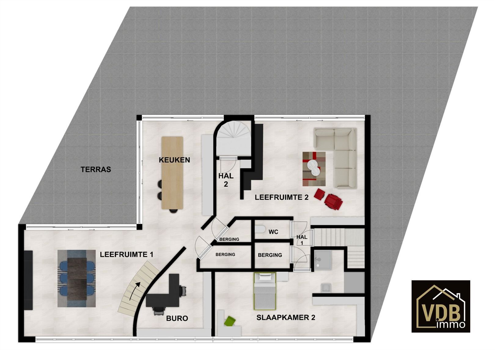 Penthouse zeer goed afgewerkt foto 10