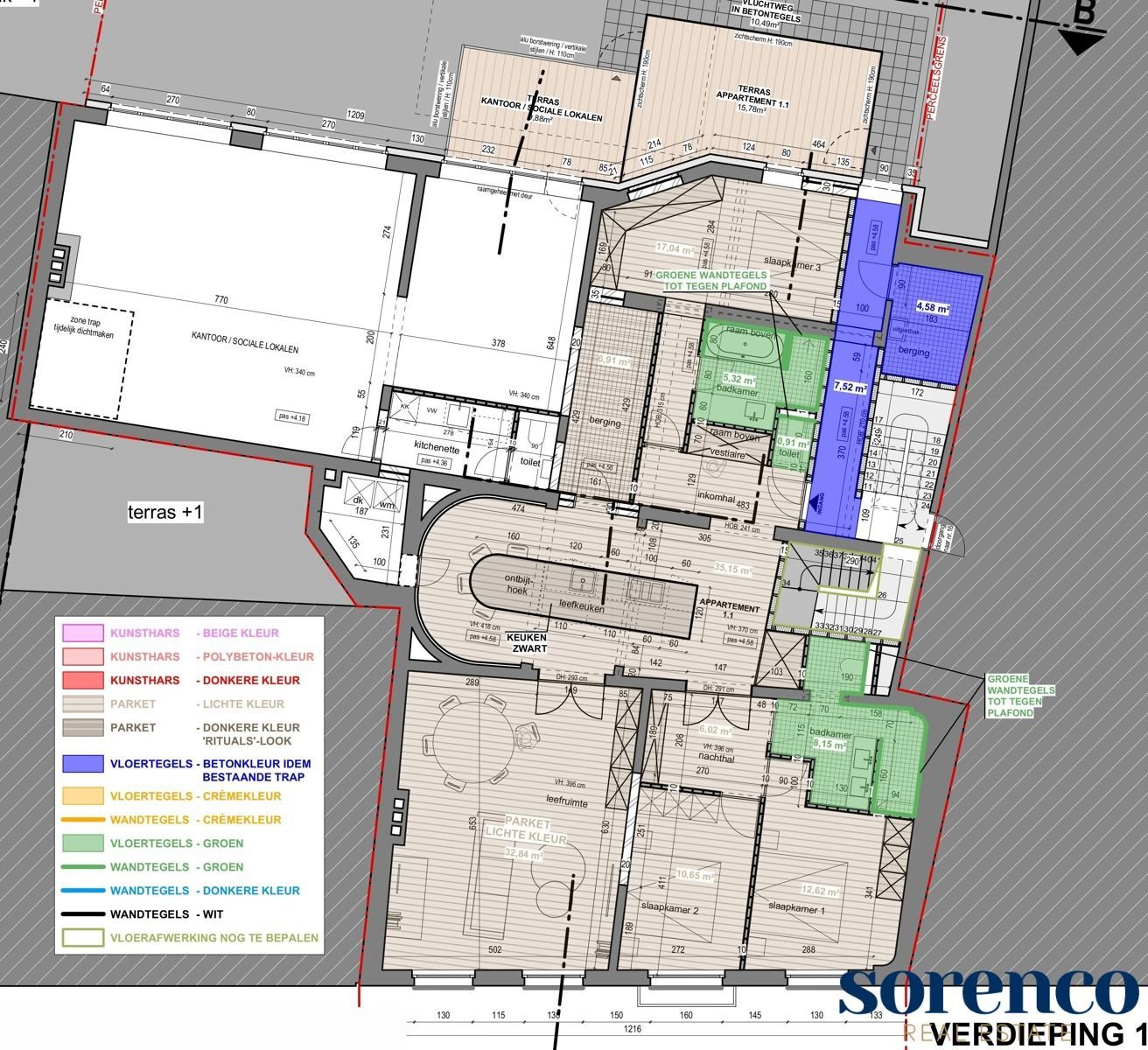 Nieuw gerenoveerd, karaktervol 3 slpk app.  in centrum A. foto 17