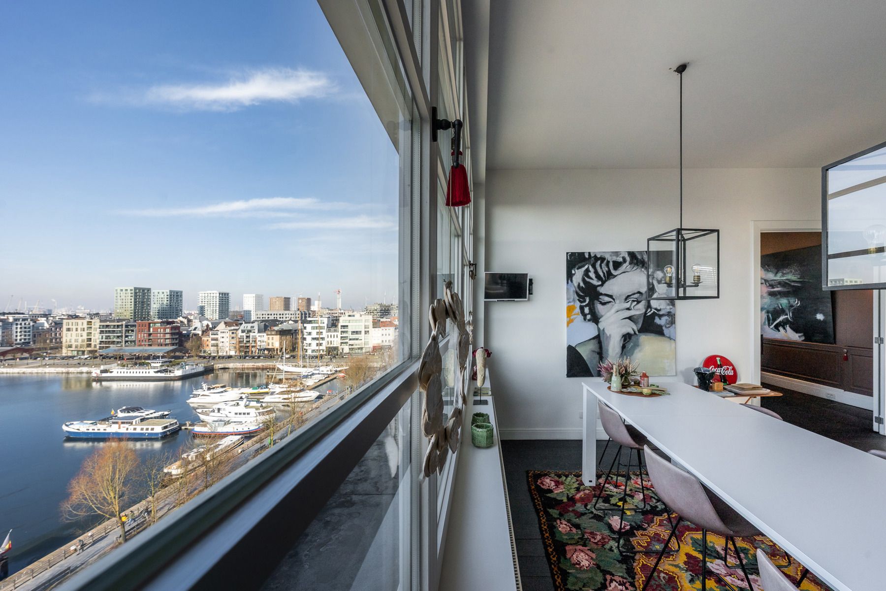 Villa in the sky met zicht over Antwerpen en op de Schelde foto 9