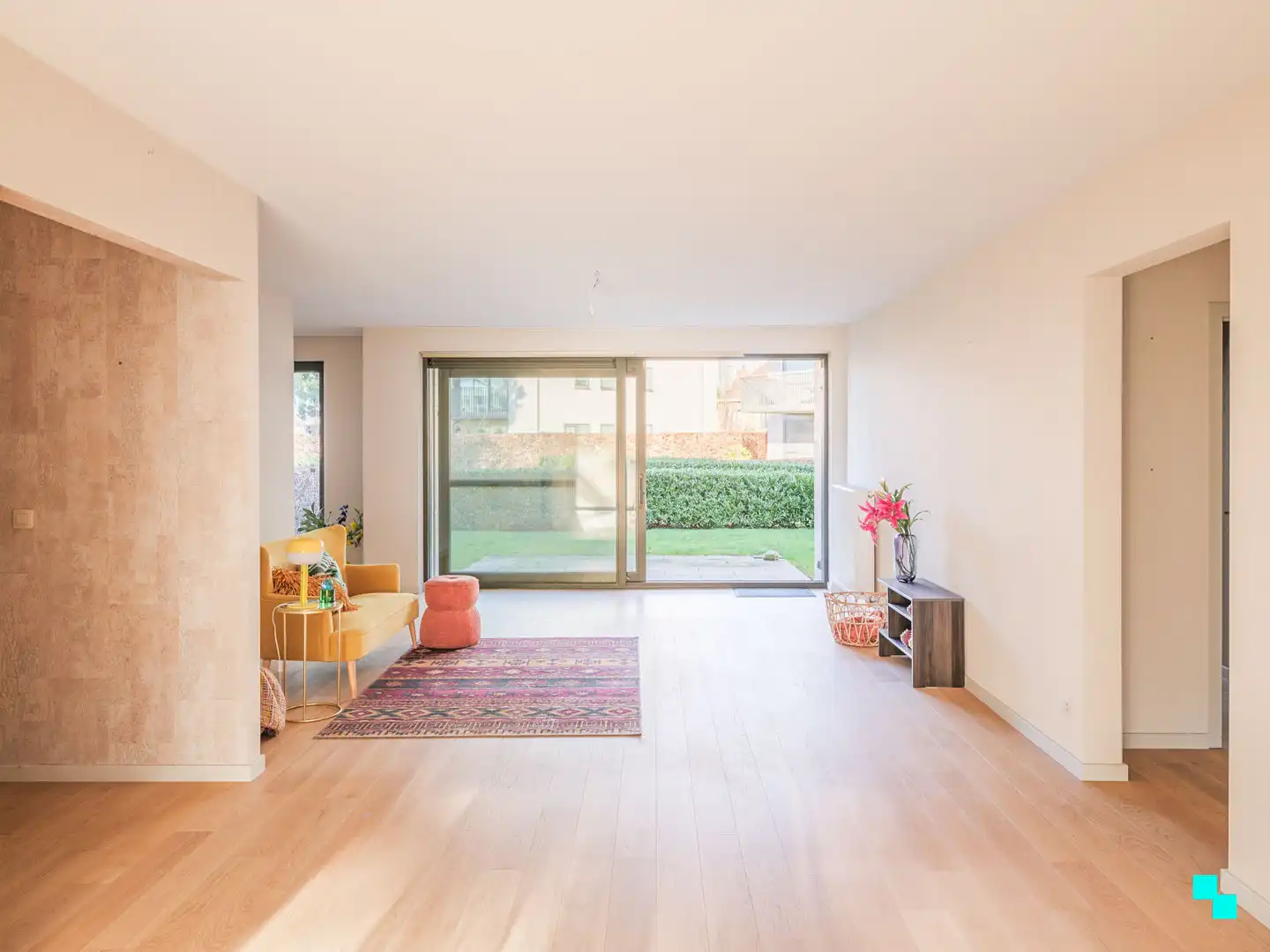 Stijlvol gelijkvloers appartement in zeer groene omgeving foto 2