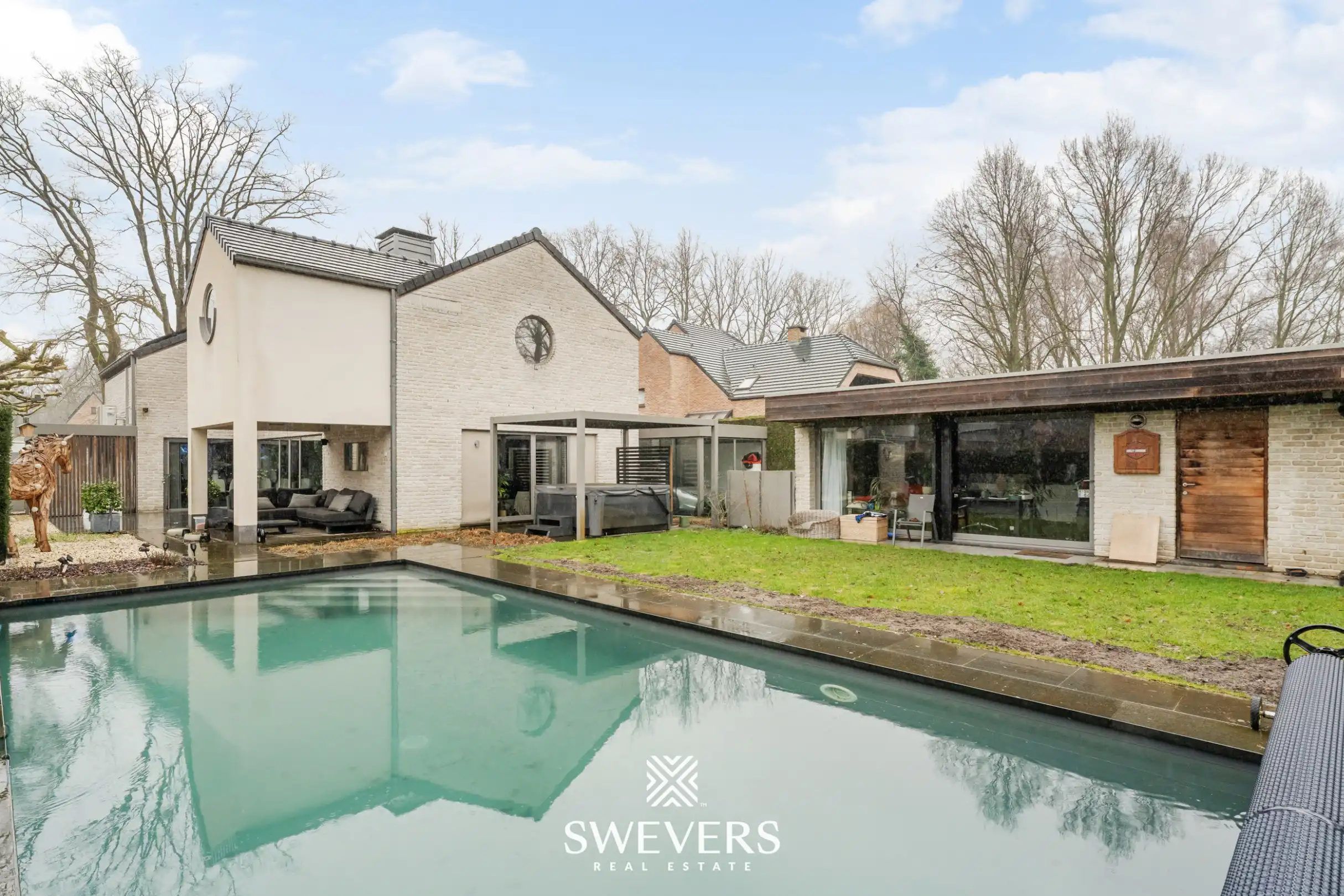 Villa met luxueus poolhouse, verwarmd zwembad en absolute topligging in Zonhoven foto 31