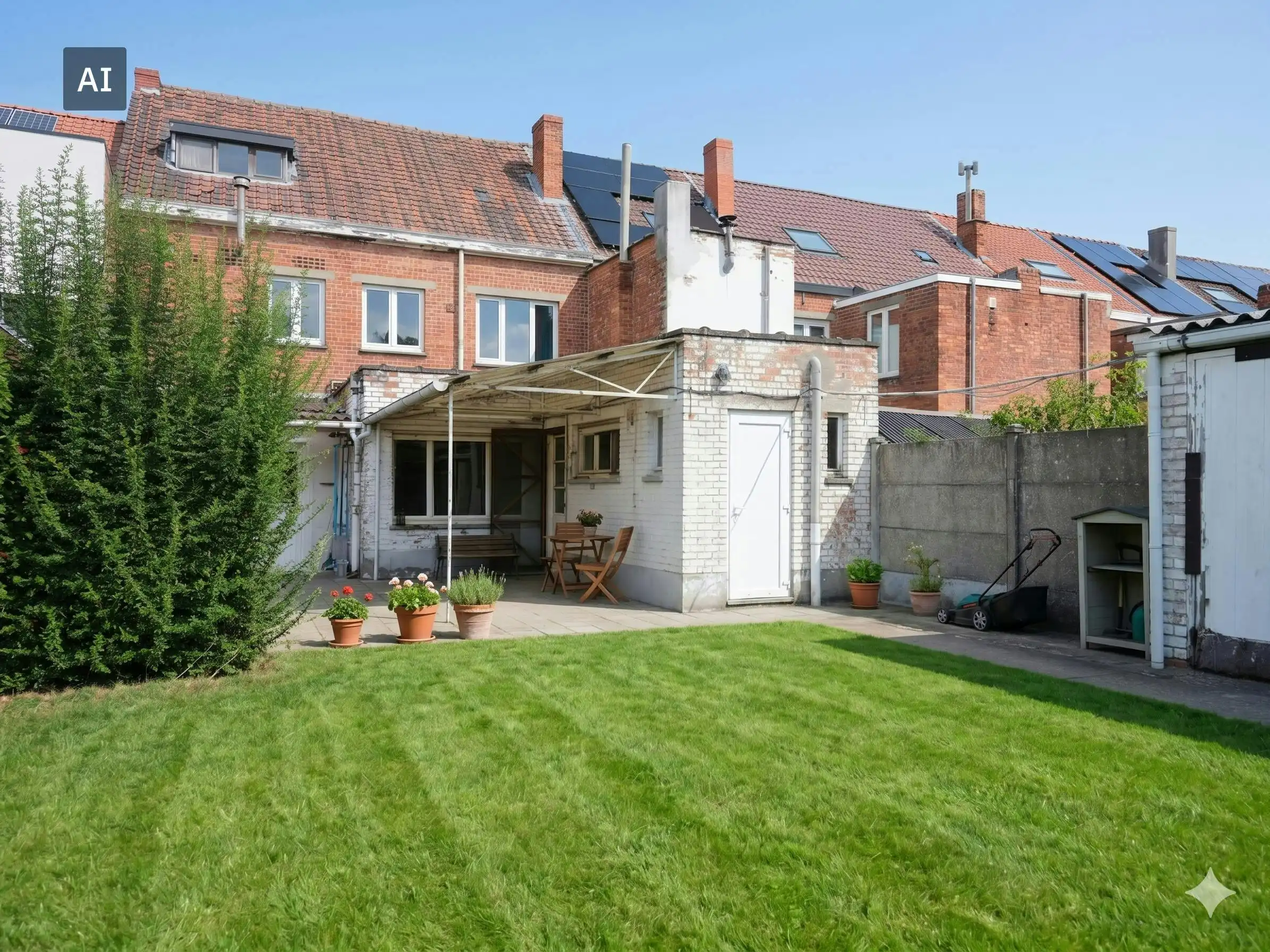 Hoofdfoto van de publicatie: Huis te koop met veel potentieel en tuin te Wondelgem