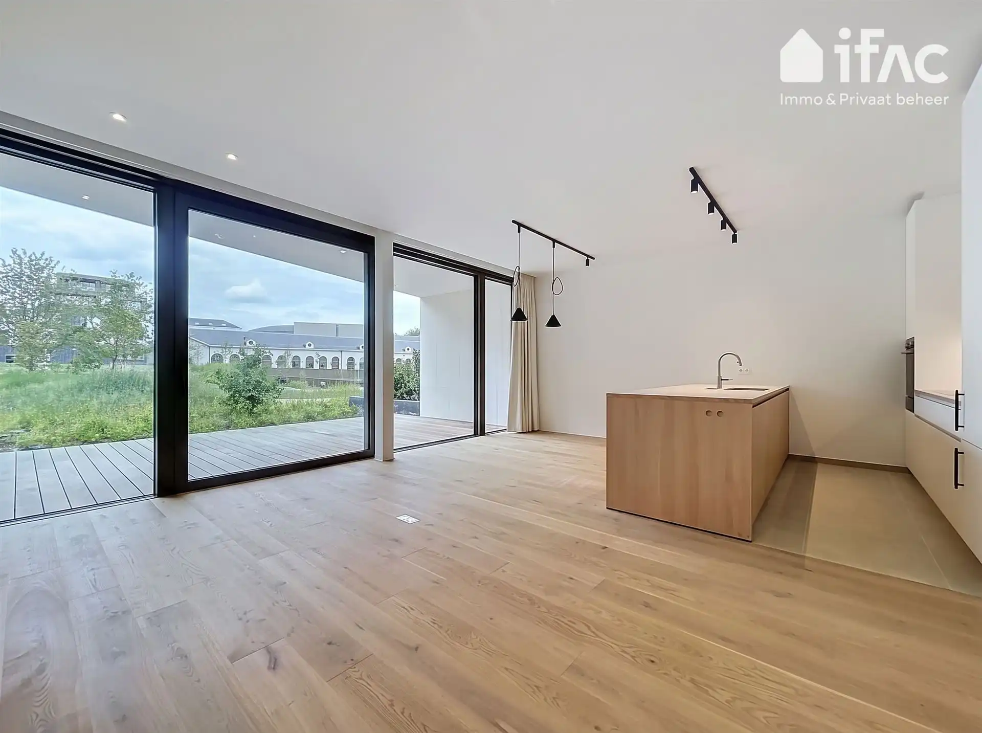 Luxeappartement met 2 terrassen en zicht op vijver foto 3