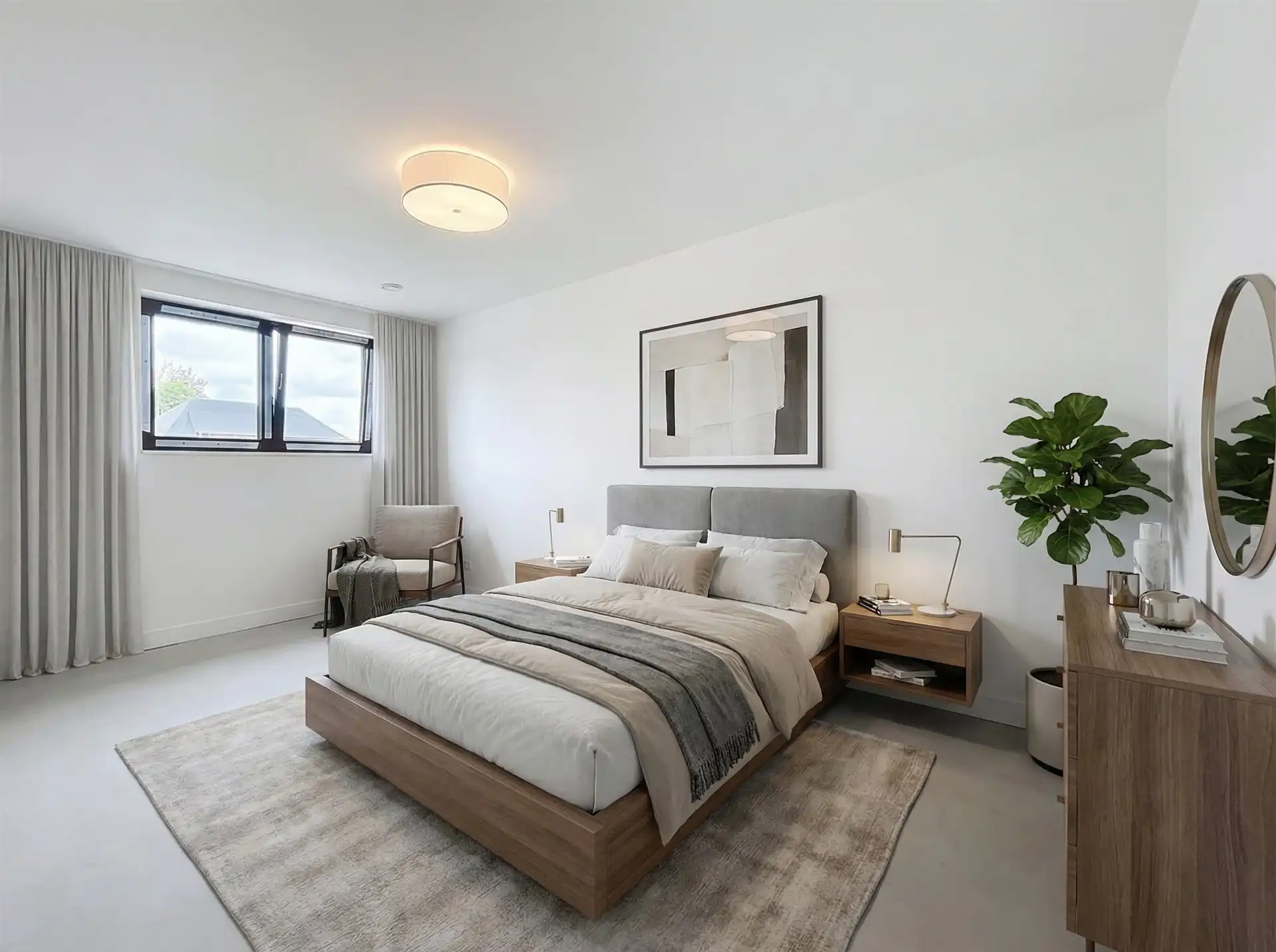 Gelijkvloers appartement met 3 slaapkamers en tuin! foto 5