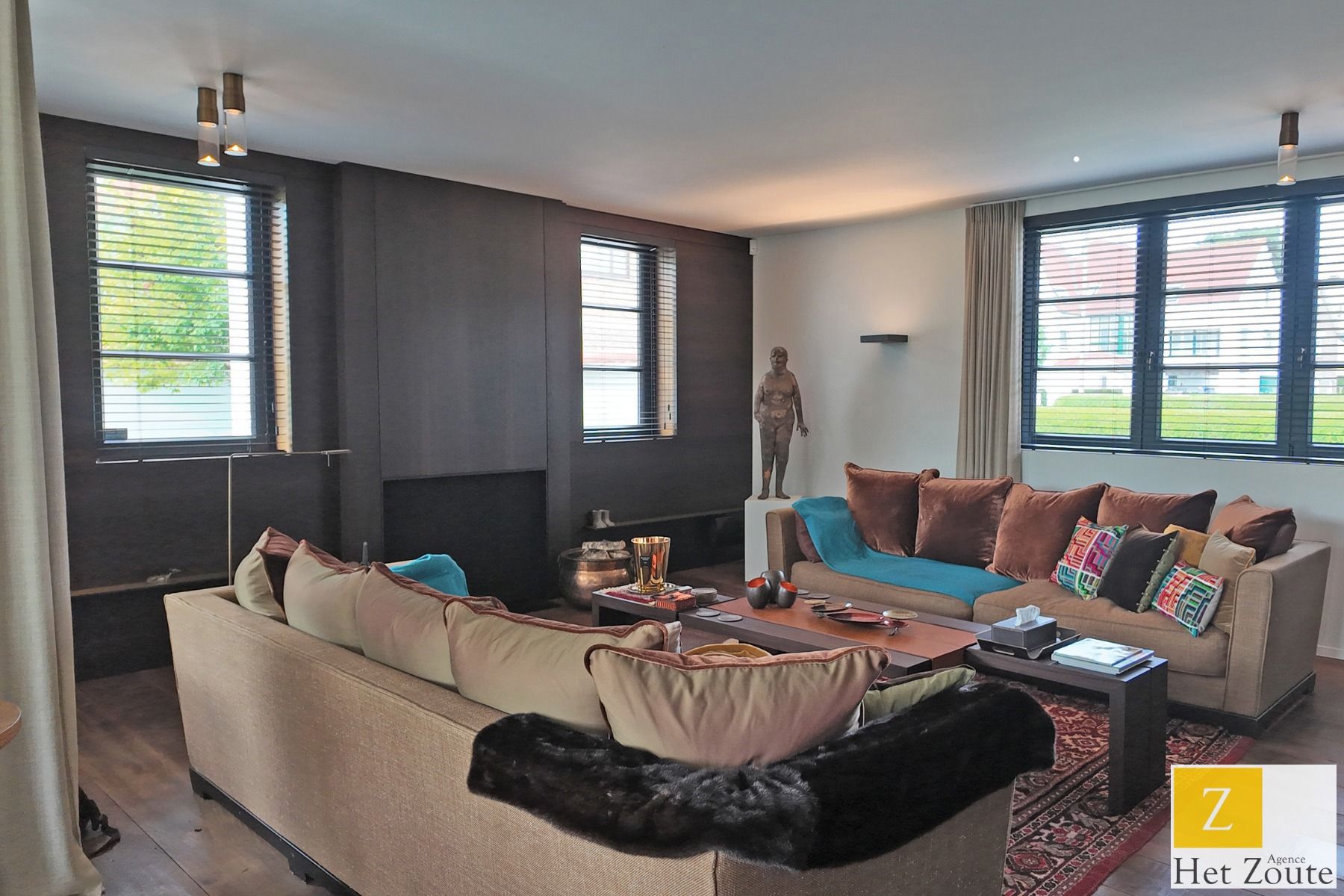 Hoog afgewerkte koppelvilla nabij de Kalfsmolen - Het Zoute foto 16