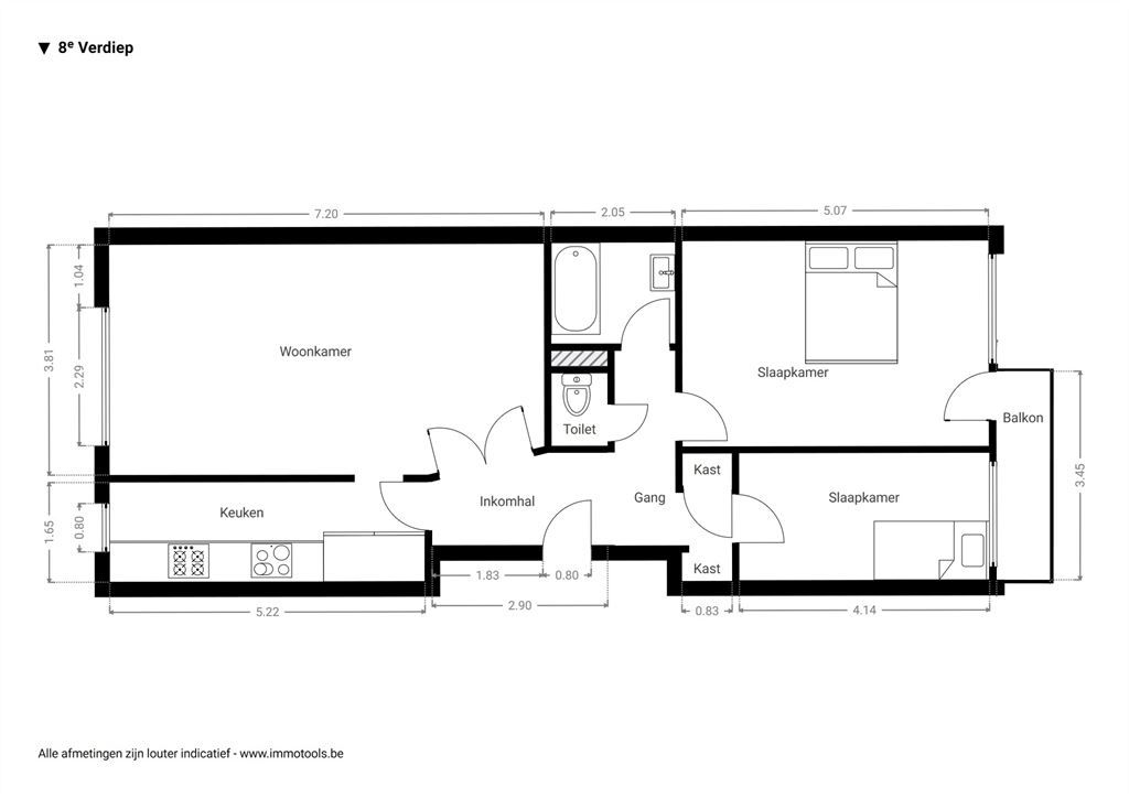 Instapklaar appartement met weids zicht foto 14