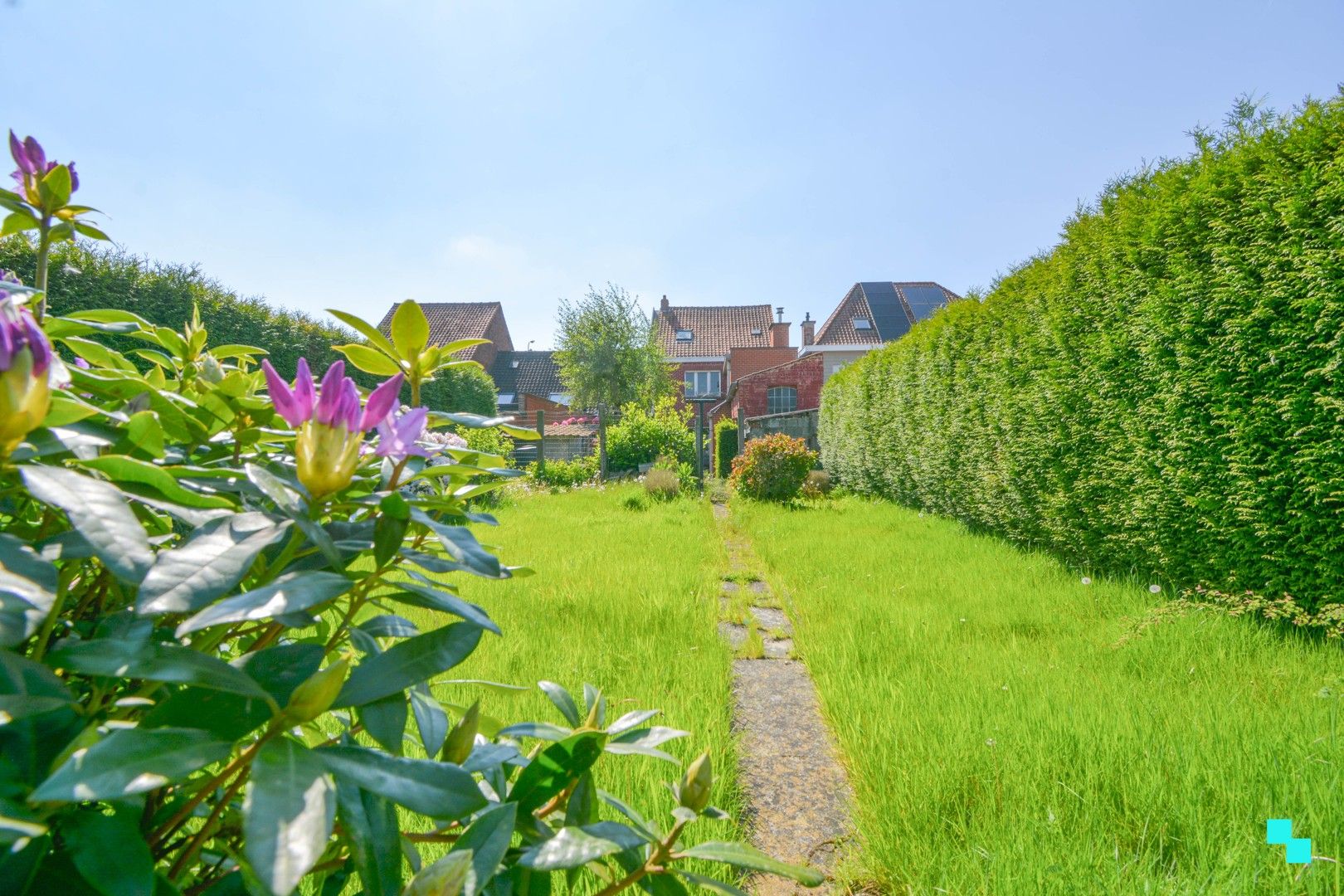 Lichtrijke, te renoveren eengezinswoning te Lendelede foto 2