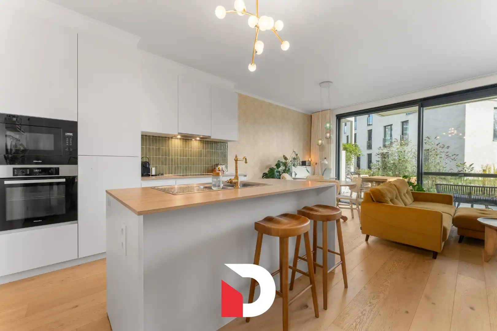 Hoogwaardig afgewerkt app met ruim zuidgericht terras in groene omgeving te Sint-Andries foto 14