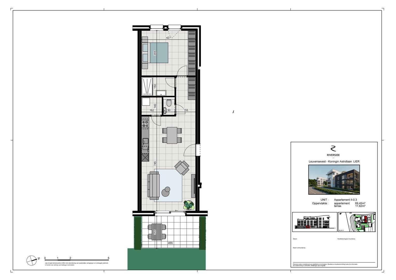 1-slaapkamerappartement met terras foto 7