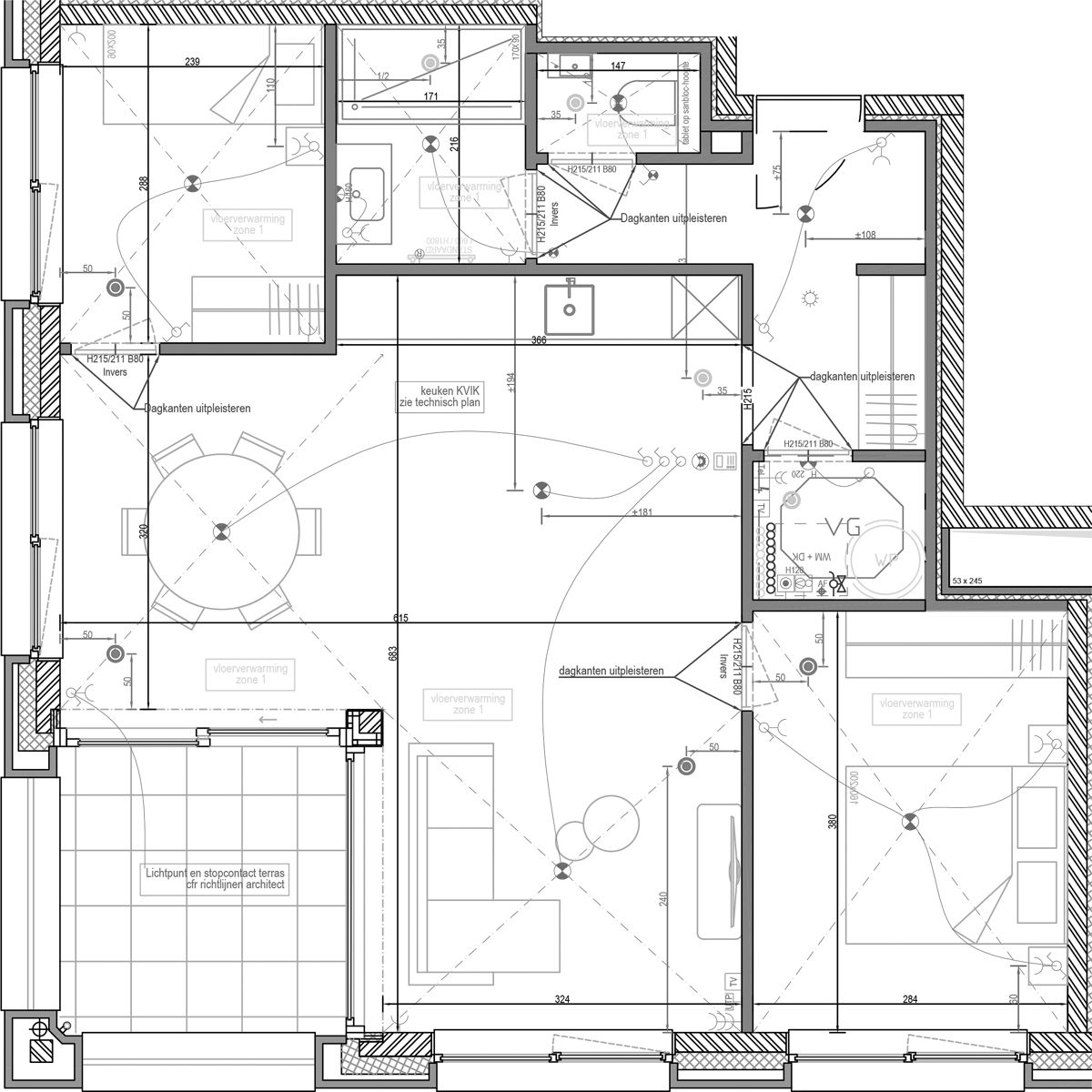 Rustig, en comfortabel 2slpk app. met mooi terras  foto 13