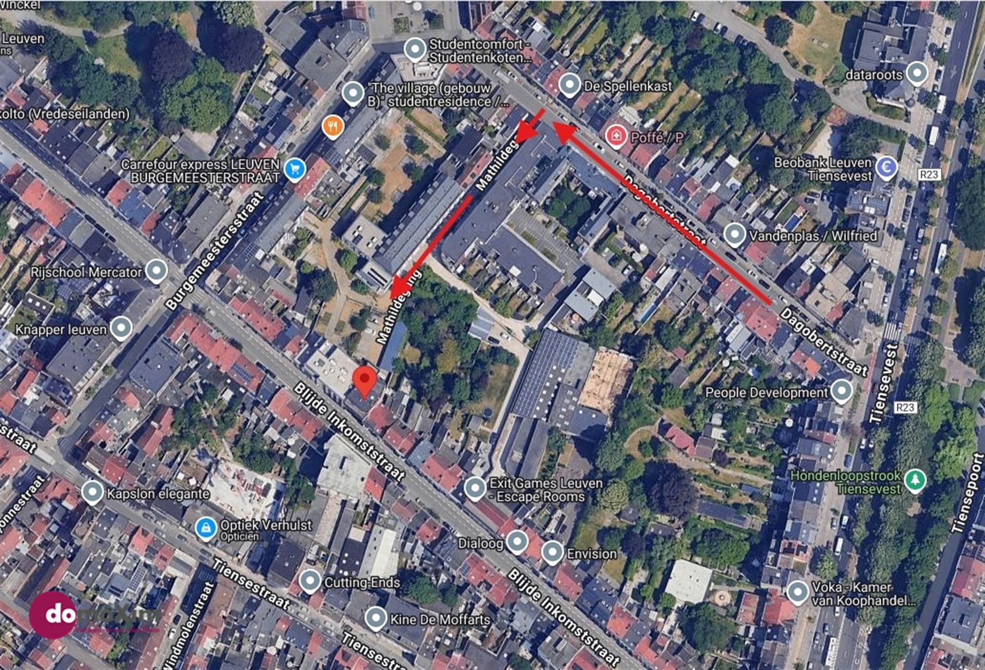 Overdekte parkeerplaats met elektriciteitsvoorziening nabij het centrum van Leuven foto 2