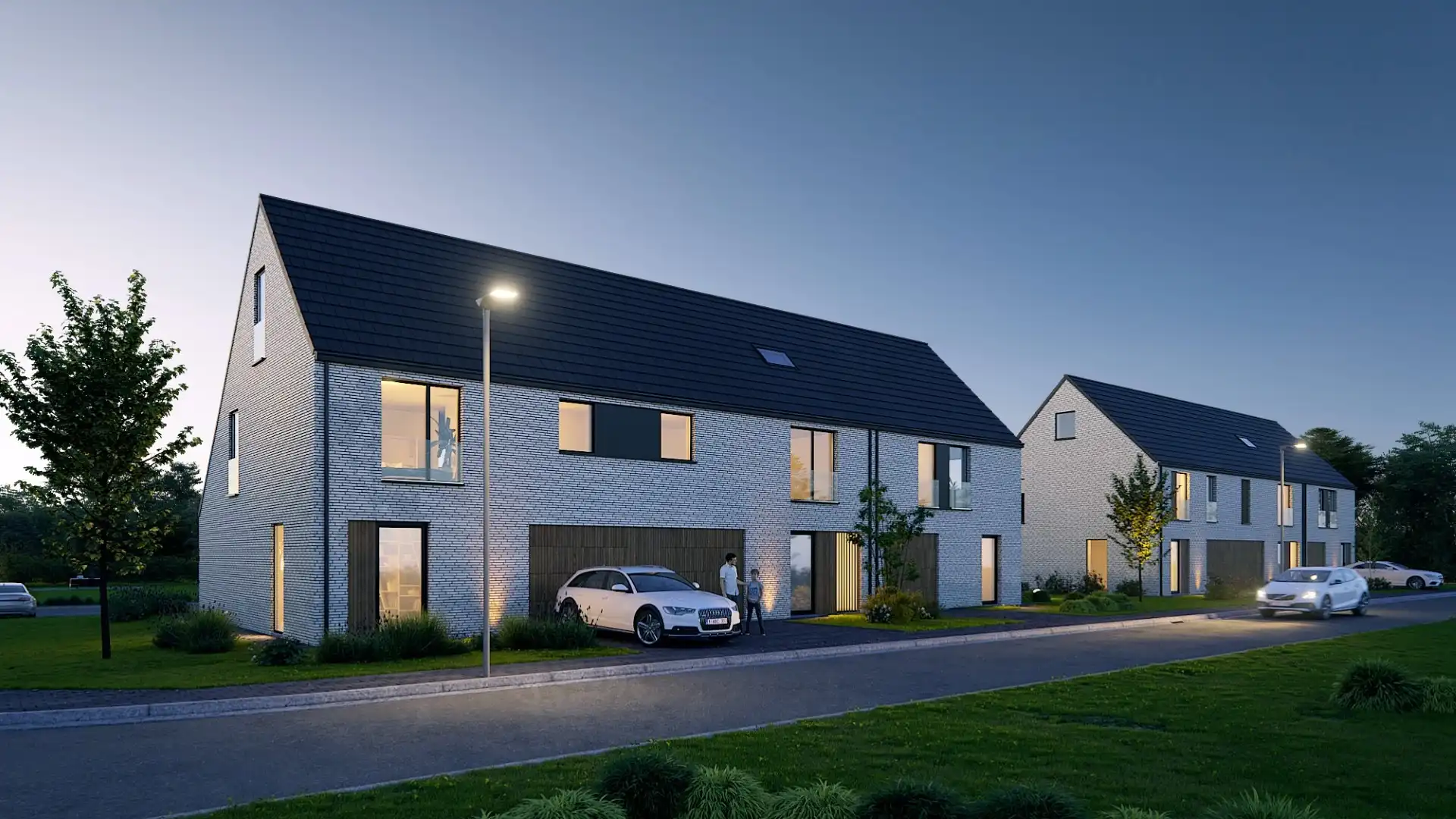 Ruime halfopen bebouwing in centrum Wevelgem foto 5