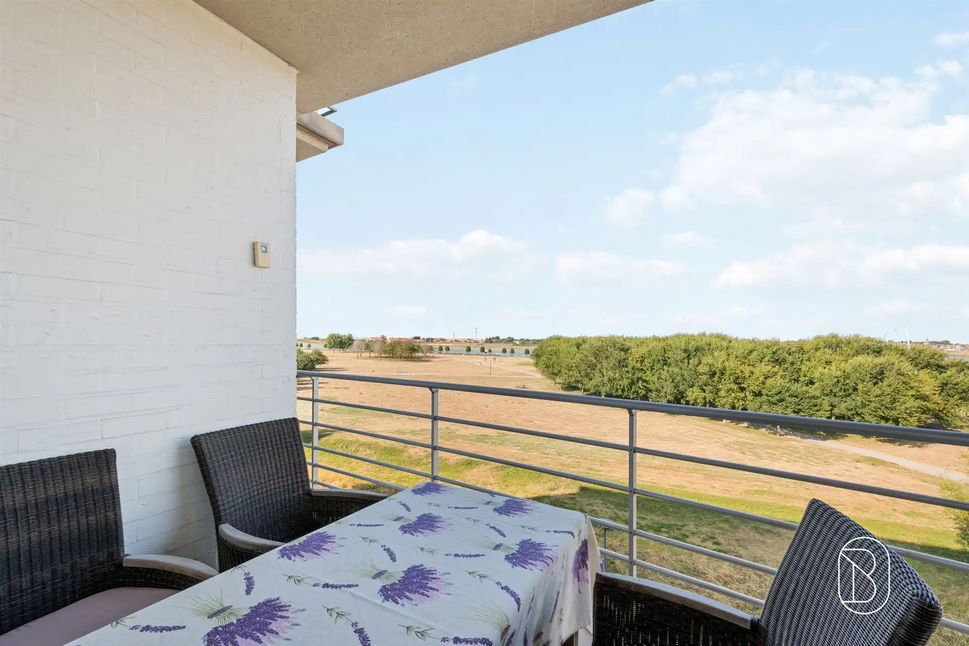 Appartement met 2 slk en terras, zicht op de havengeul foto 12