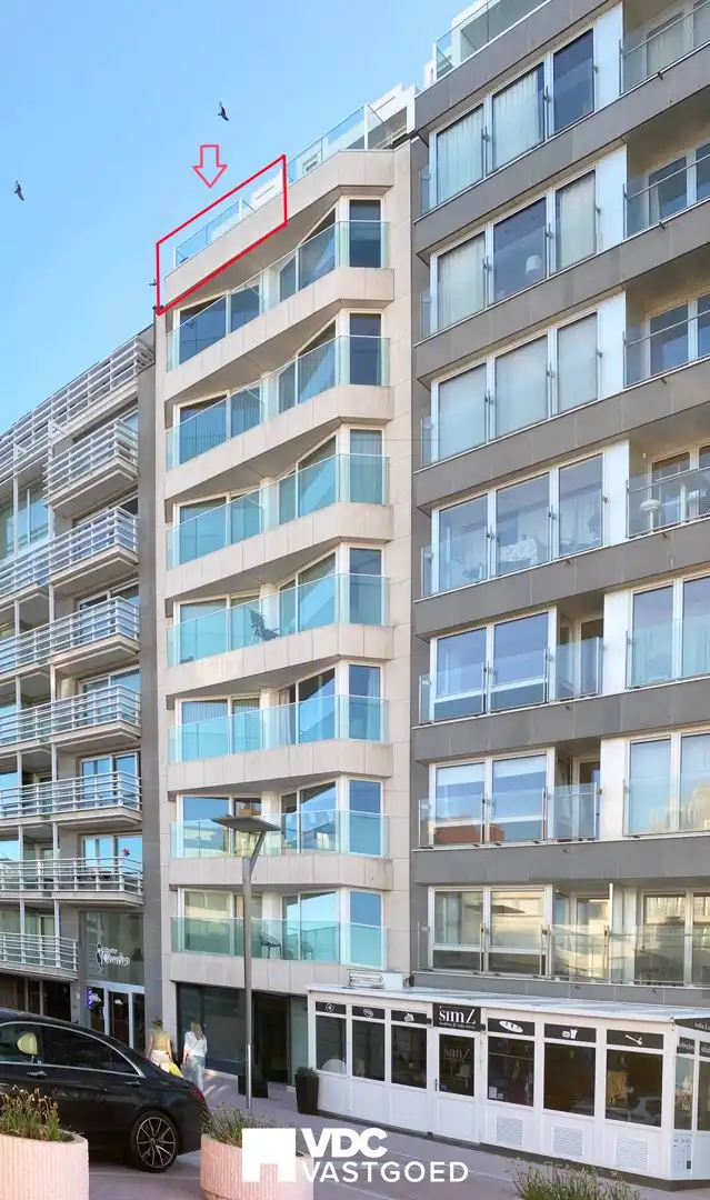 Penthouse-duplex met twee terrassen en garage – Lichttorenplein Knokke foto 4