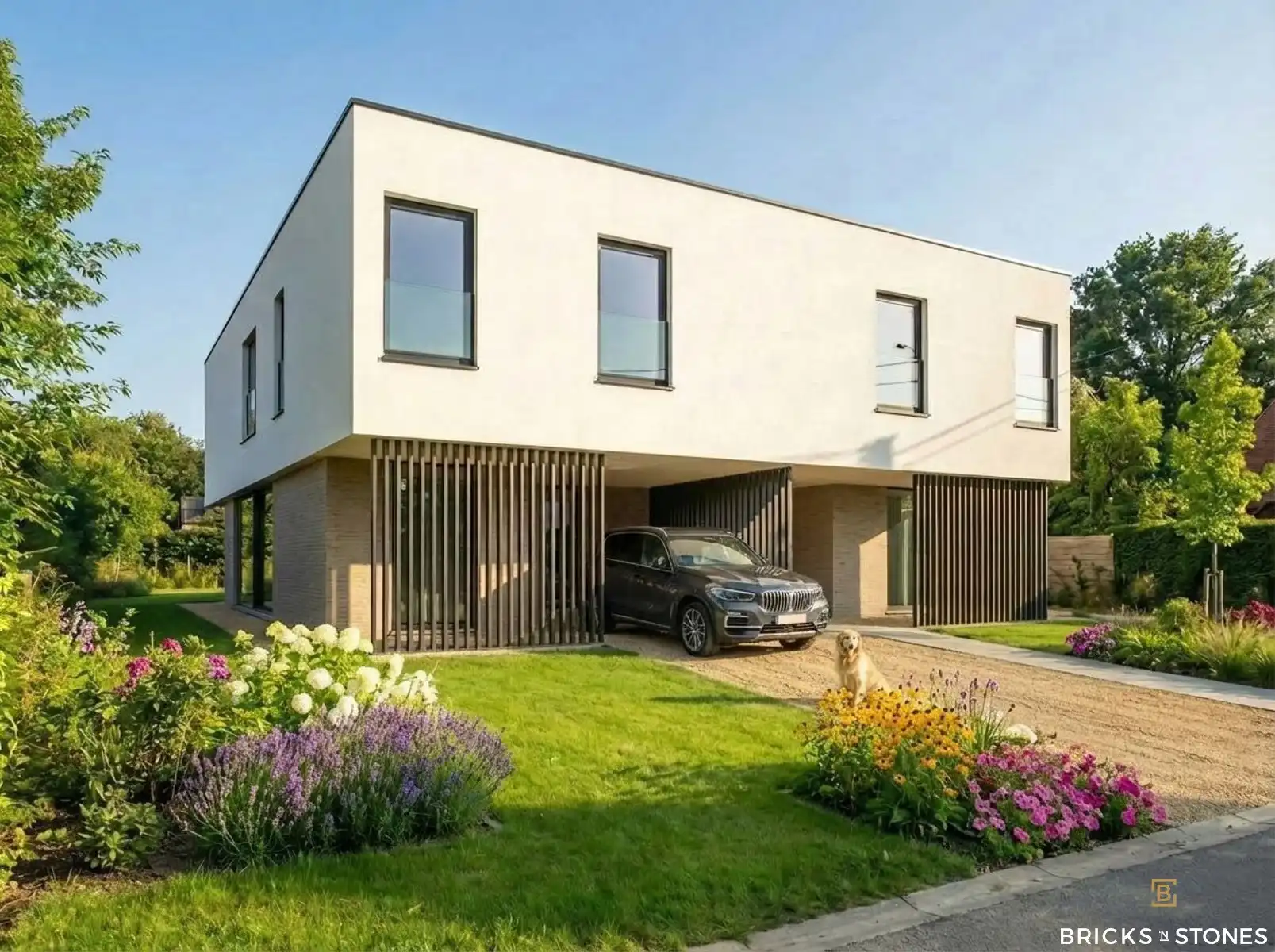 Stijlvolle nieuwbouwwoning met tuin, 3 slpks & 2 badk foto {{pictureIndex}}