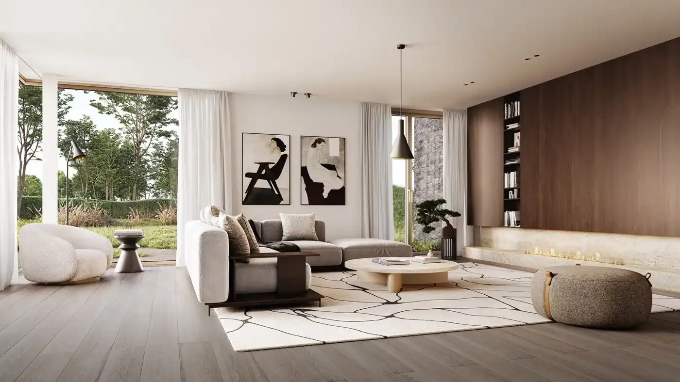 Modern villa-appartement, gelijkvloers met een bewoonbare oppervlakte van 156m² en 35m² terras foto 9