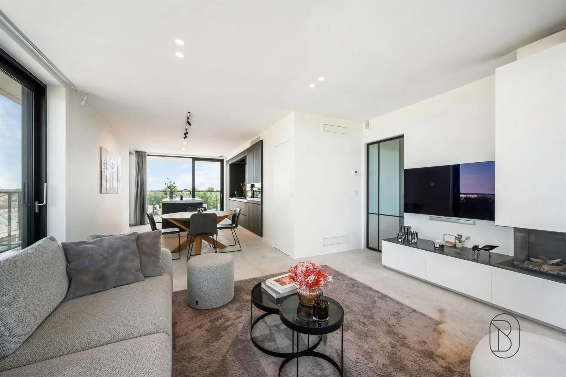 Subliem afwerkt penthouse met zicht op de Leie foto 6
