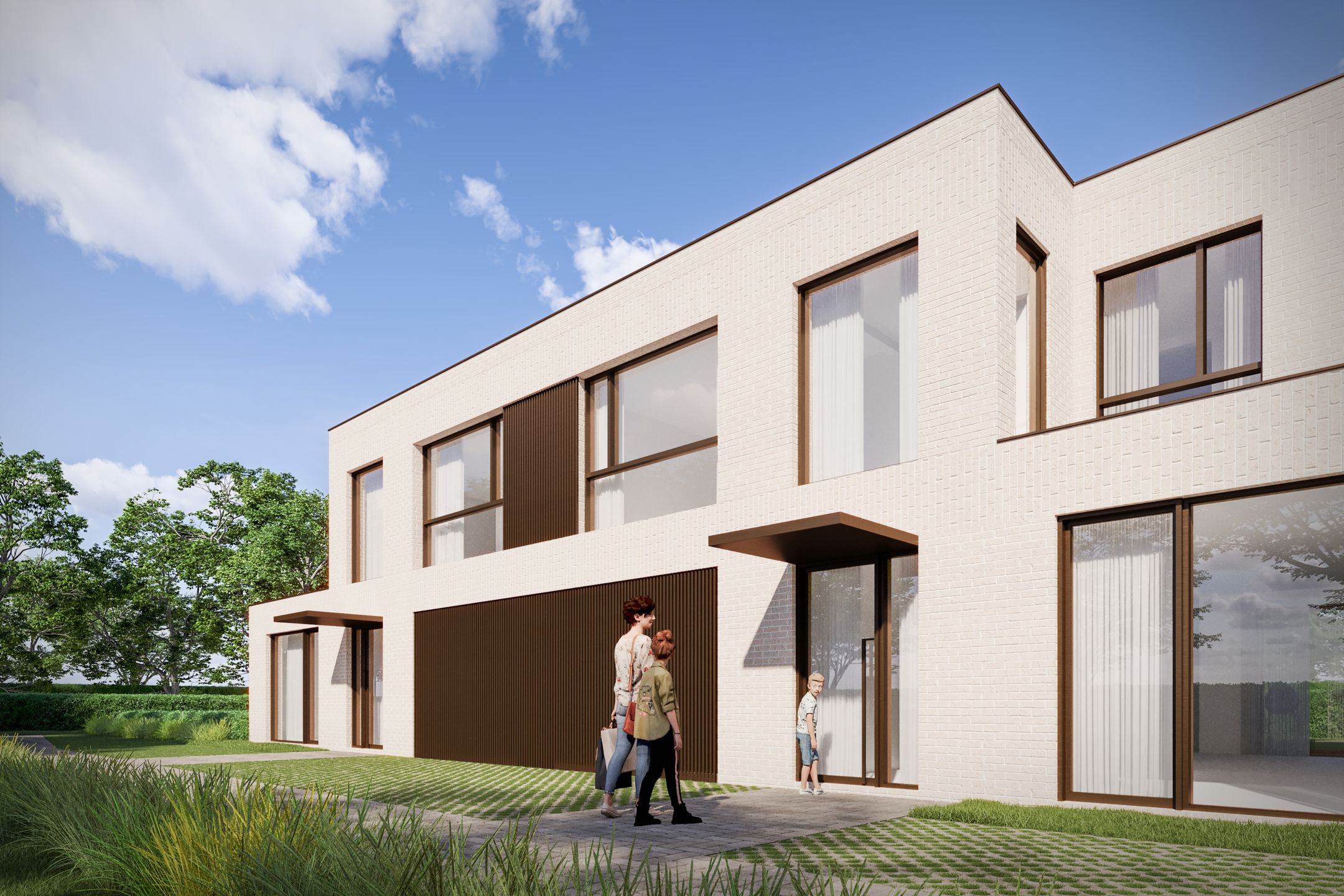 Nieuwbouwwoning in moderne stijl met inpandige garage foto 2