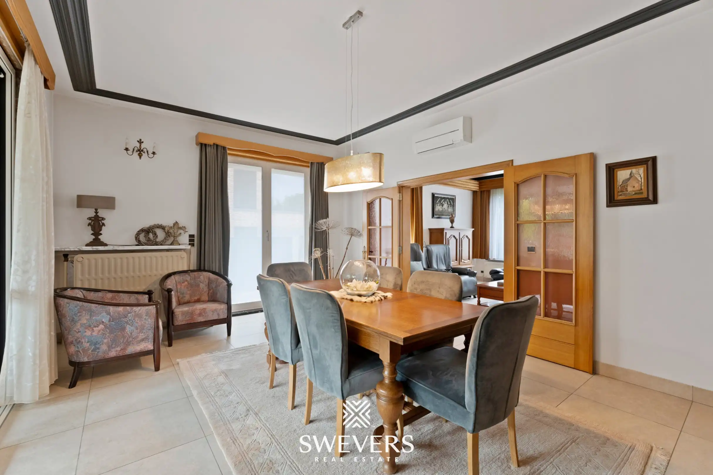 Bijzonder ruime villa (346m²) met mooie grote tuin op centrale locatie in Alken foto 7