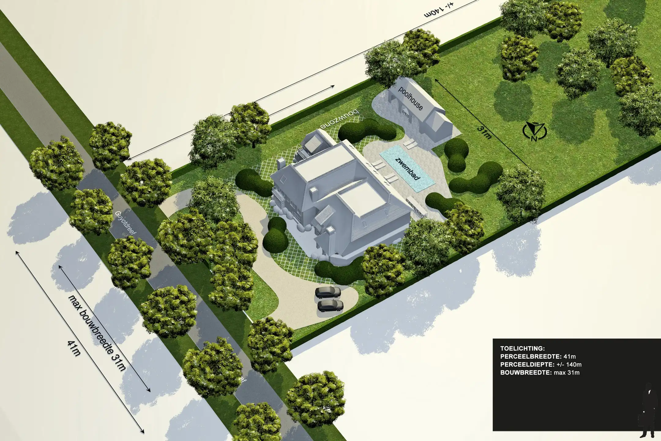 Prachtig perceel bouwgrond van ca. 5.748 m² met ZW oriëntatie! foto {{pictureIndex}}