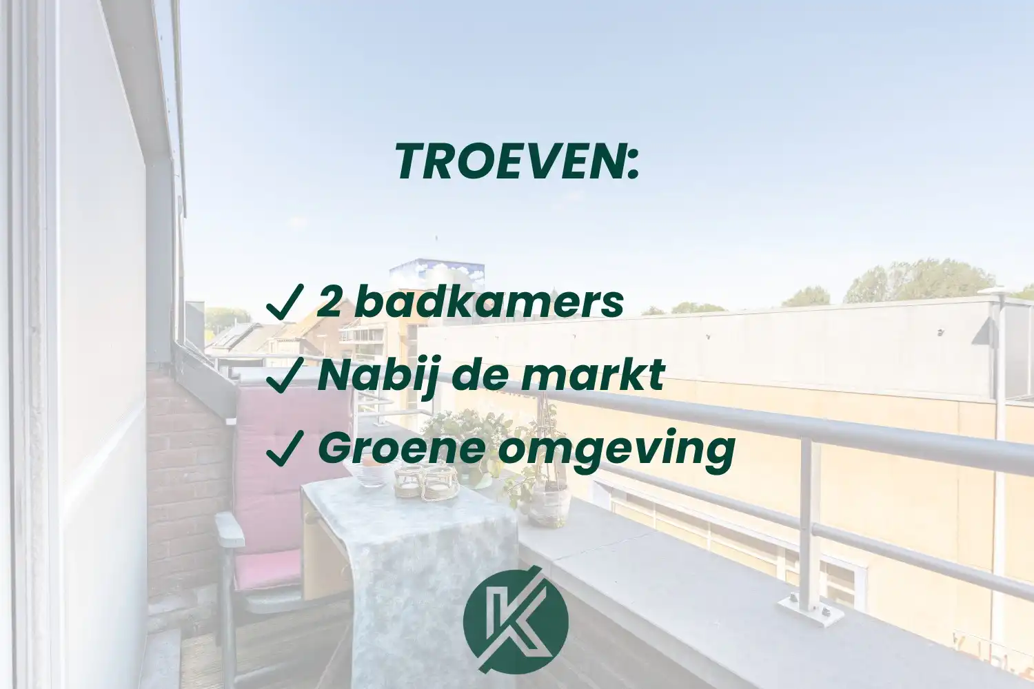 Moderne duplex met 2 slaapkamers en garage foto 2