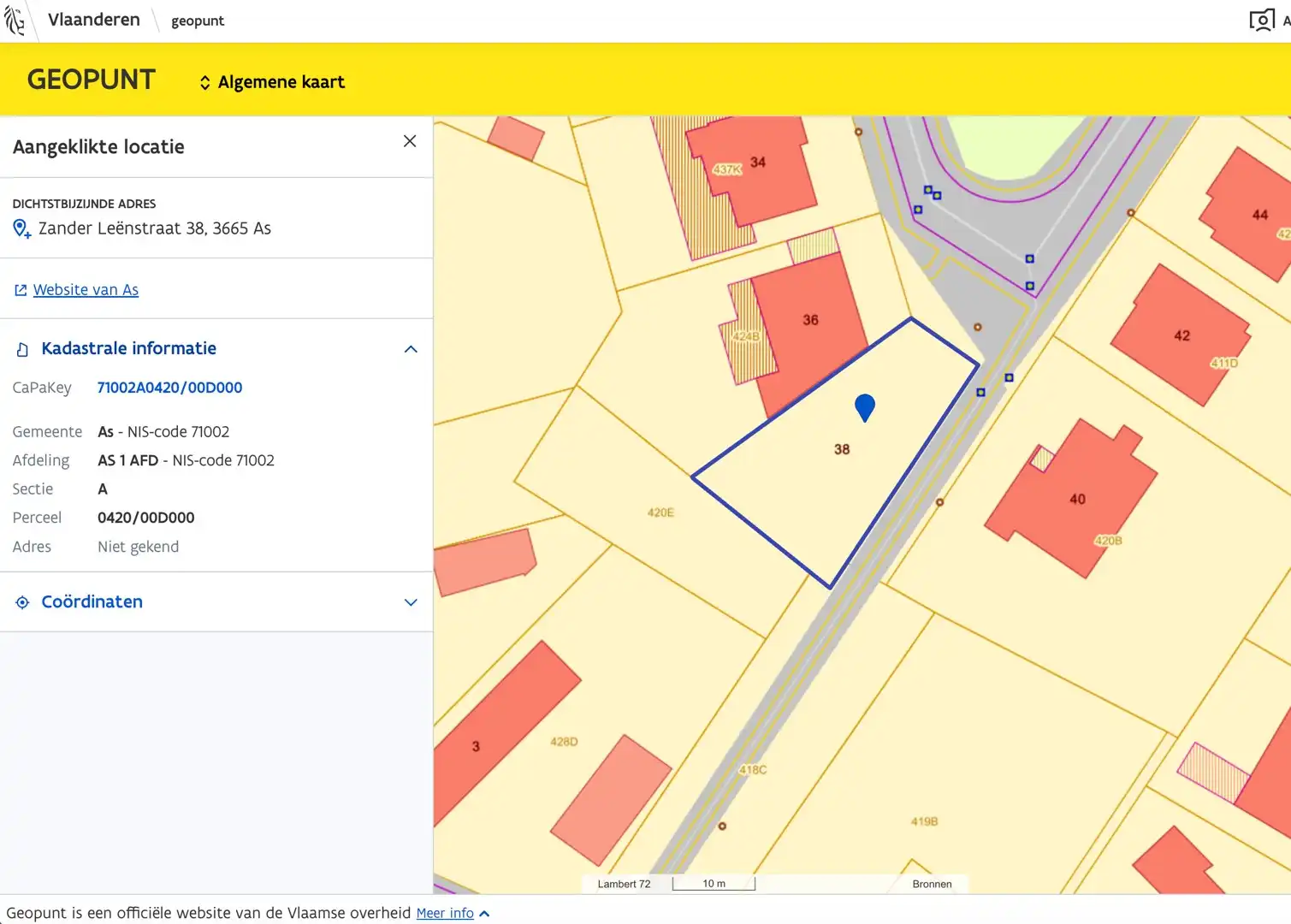 Bouwgrond (HOB) van 5a 20ca op een rustige en residentiële locatie te As foto 3