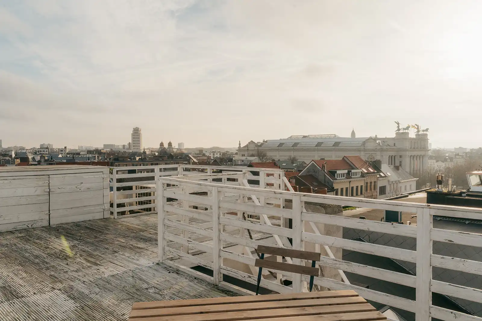 Penthouse op gelijke hoogte en uitzicht op de steigerende paarden van het Koninklijk Museum van Schone Kunsten foto 24