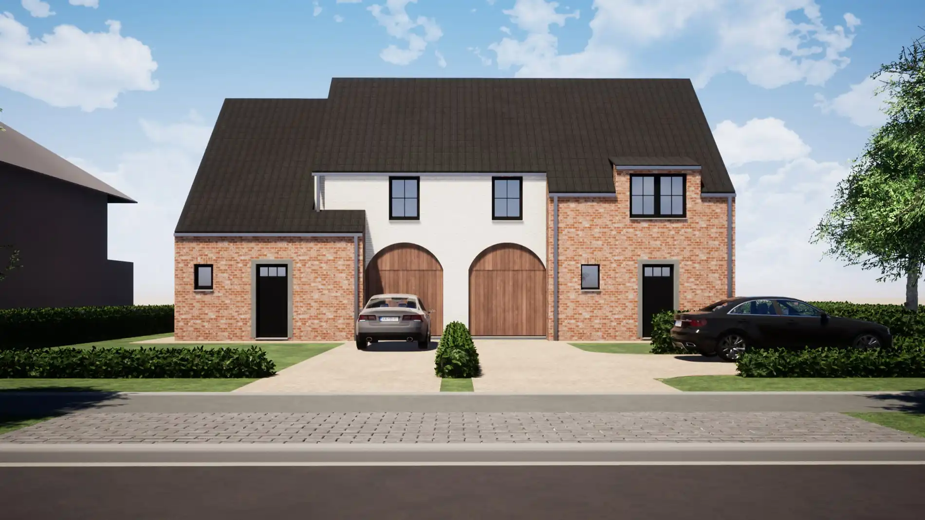 Ruime halfopen bebouwing met landelijke verzichten te Torhout foto 2