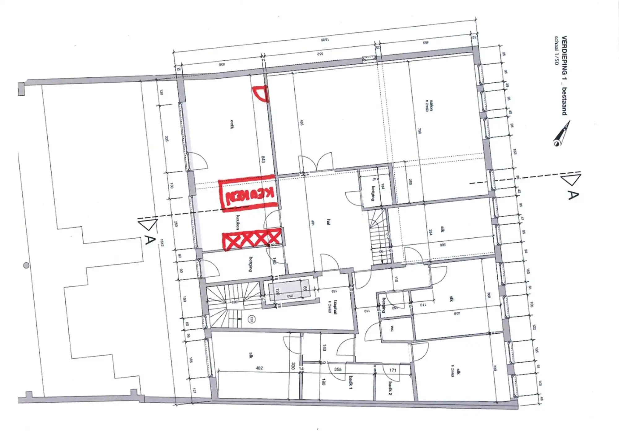 Zeer ruim appartement in centrum Edegem te huur foto 30