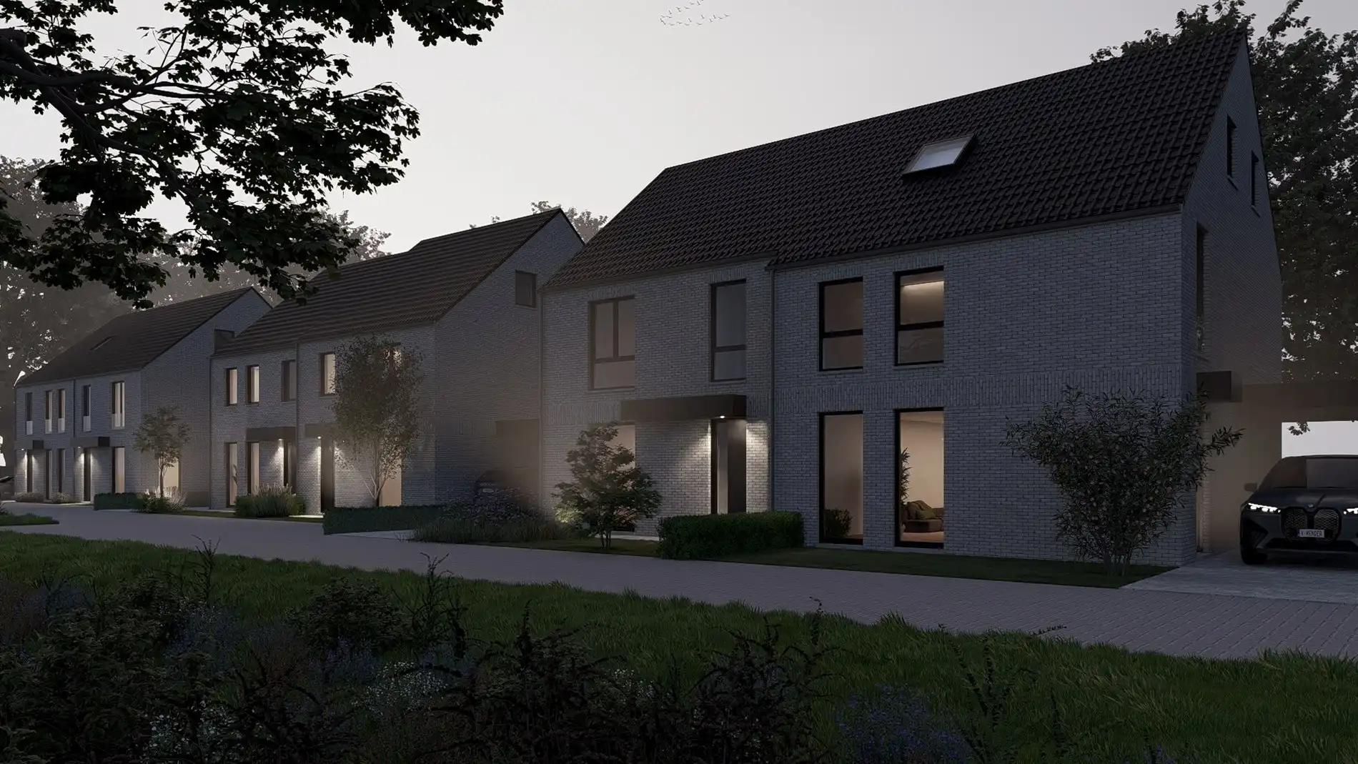 Halfvrijstaande nieuwbouwwoning gelegen op een perceel van 2a55ca op een gunstige locatie nabij de Nederlandse grens!  foto 3