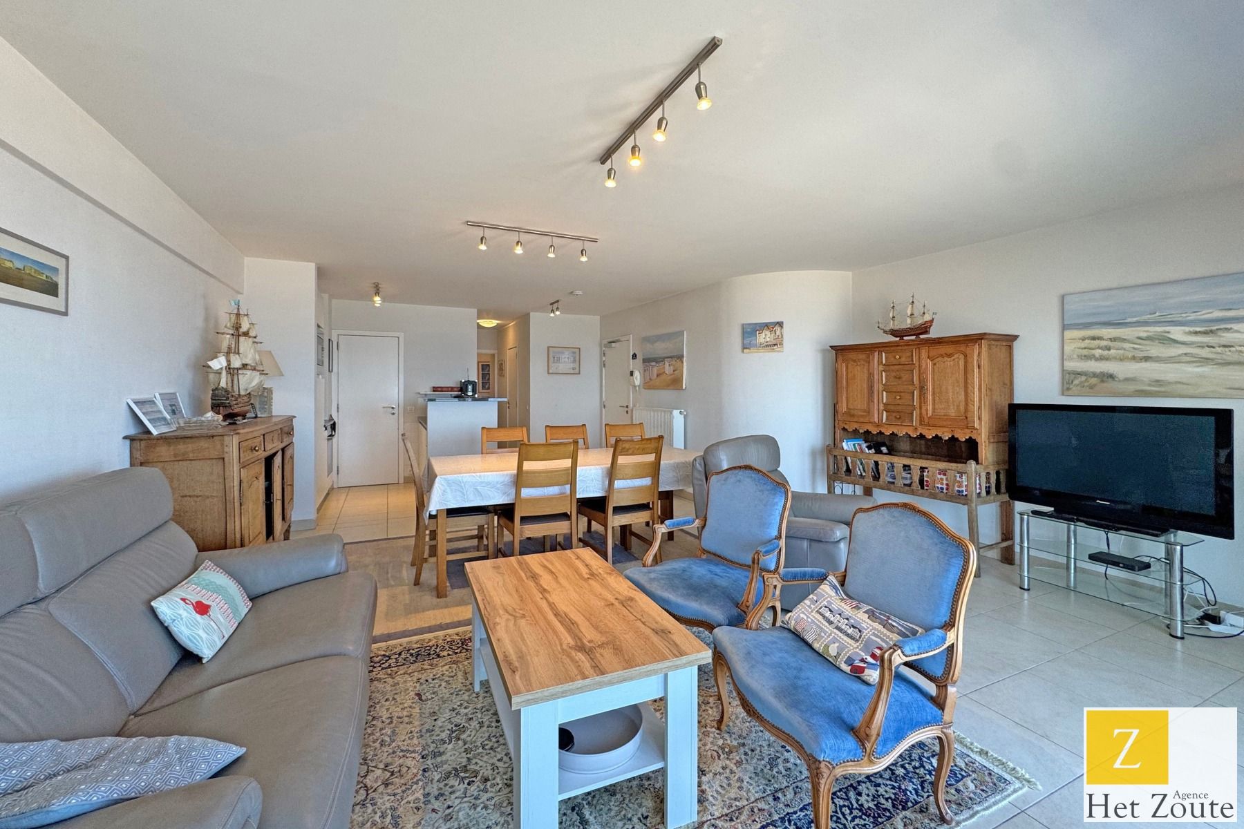Aangenaam appartement met frontaal zeezicht - Het Zoute foto 2