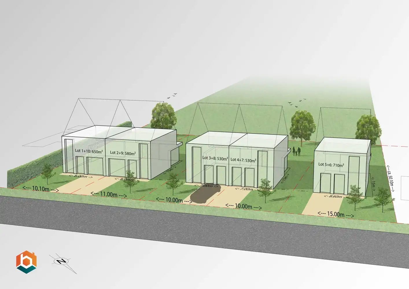 Bouwgrond voor open bebouwing foto {{pictureIndex}}