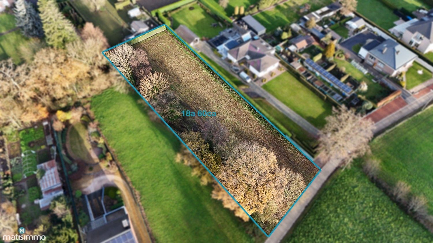 RUIME BOUWGROND VAN 18A 60CA VOOR OPEN BEBOUWING TE LANAKEN foto 7