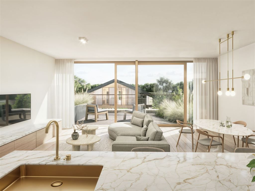 Penthouse in centrum 's-Gravenwezel met terras voor én achter foto 3