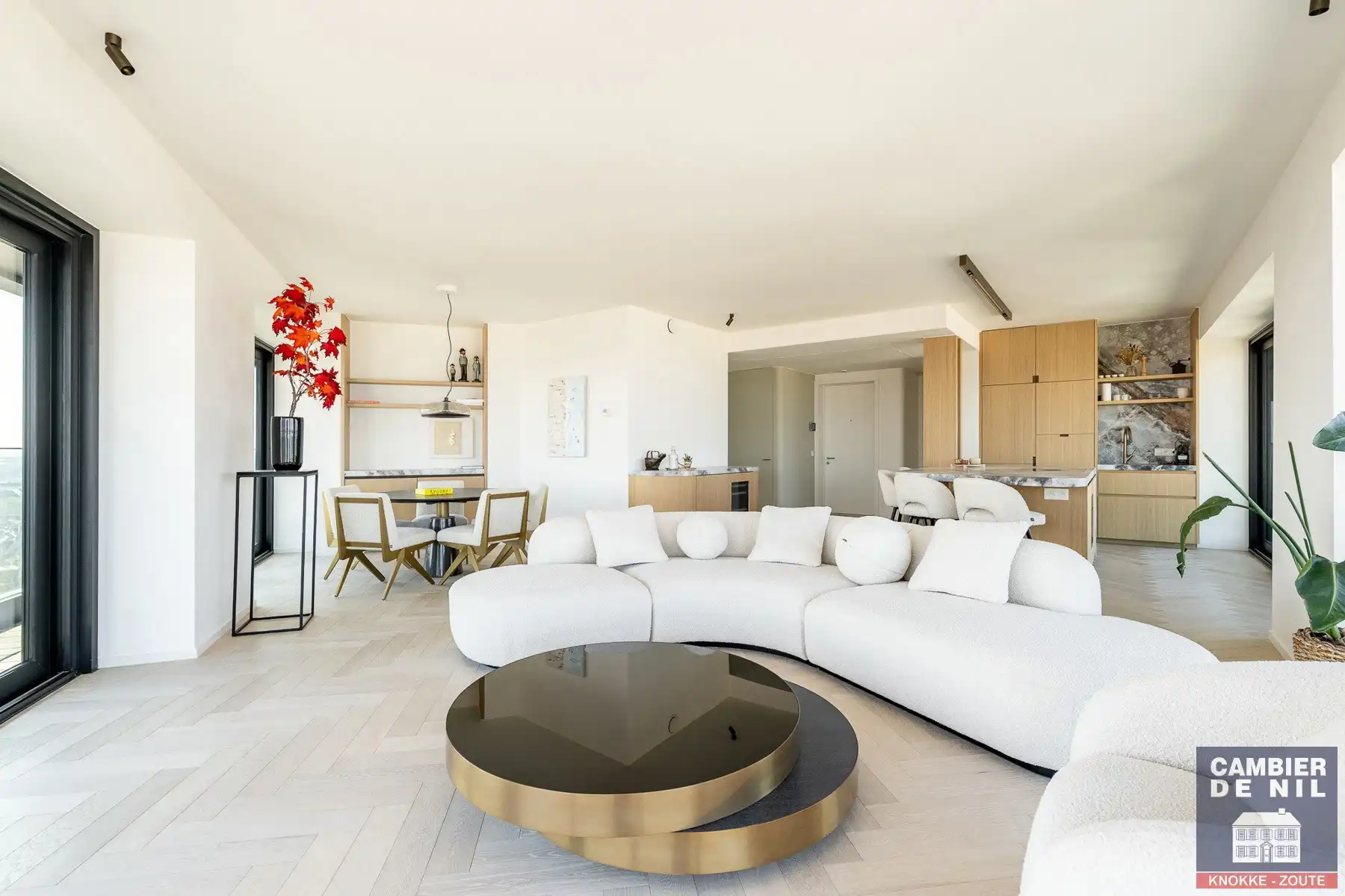 Luxueus nieuwbouw appartement met panoramisch uitzicht over Knokke-Heist, hinterland en zee foto 5