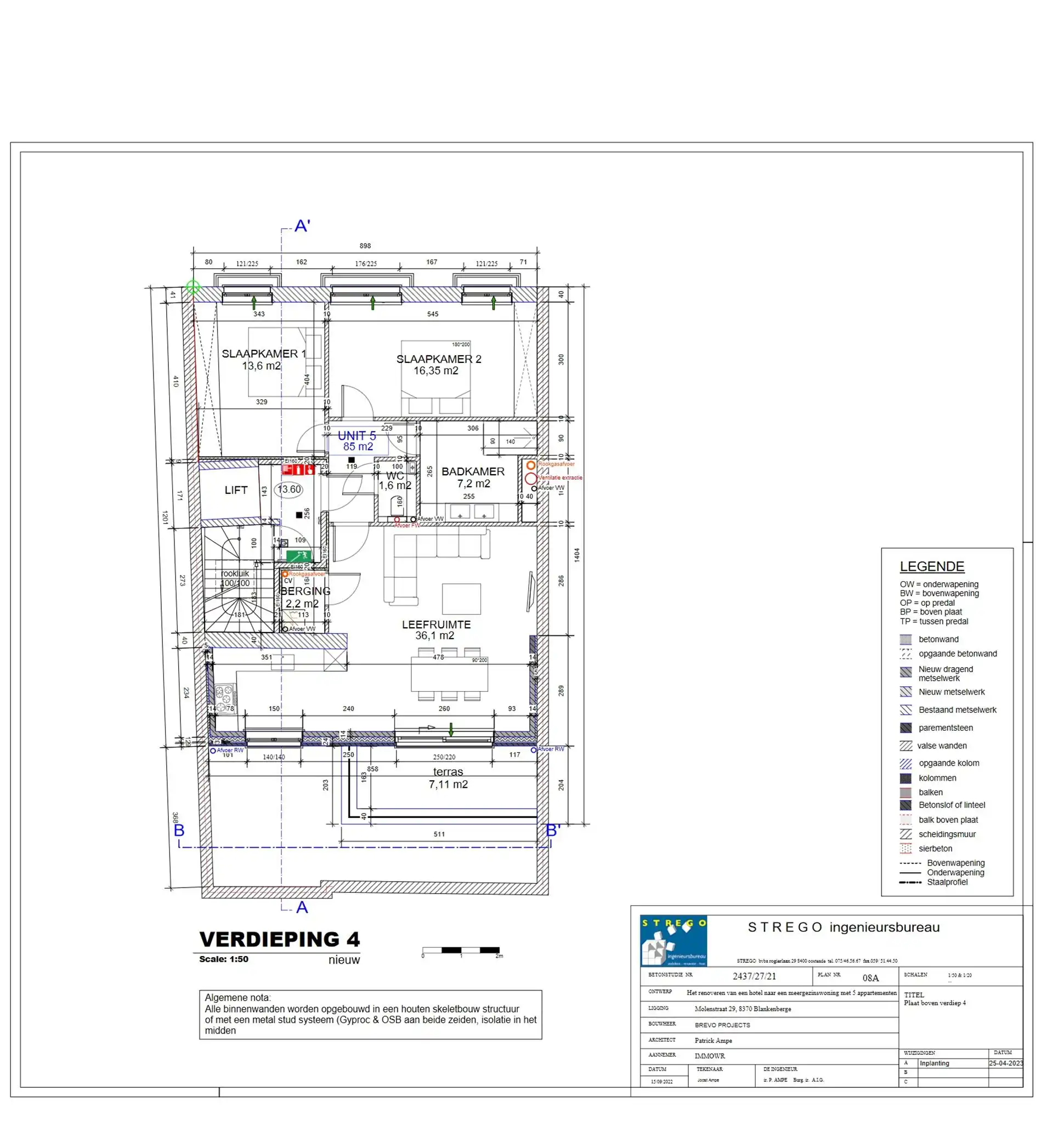 Stijlvol 2 slaapkamerapp. in het hart van Blankenberge
.  foto 2