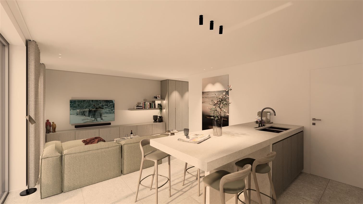 Prachtig appartement met doorzoneffect en 2slk foto 9