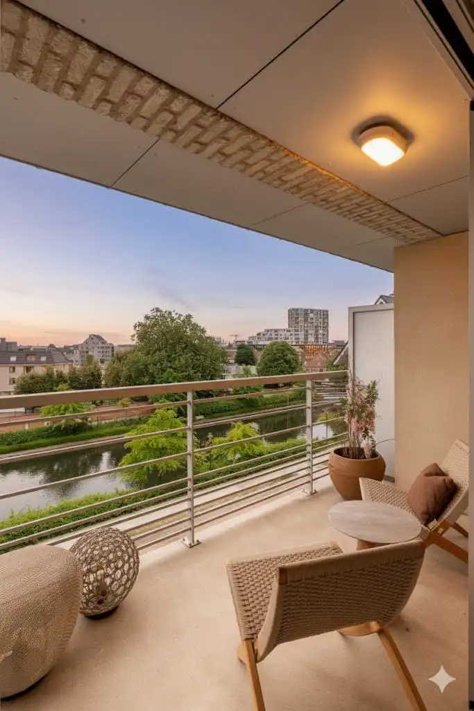 Stijlvol duplex appartement te koop aan de Kleine Bassin foto 19