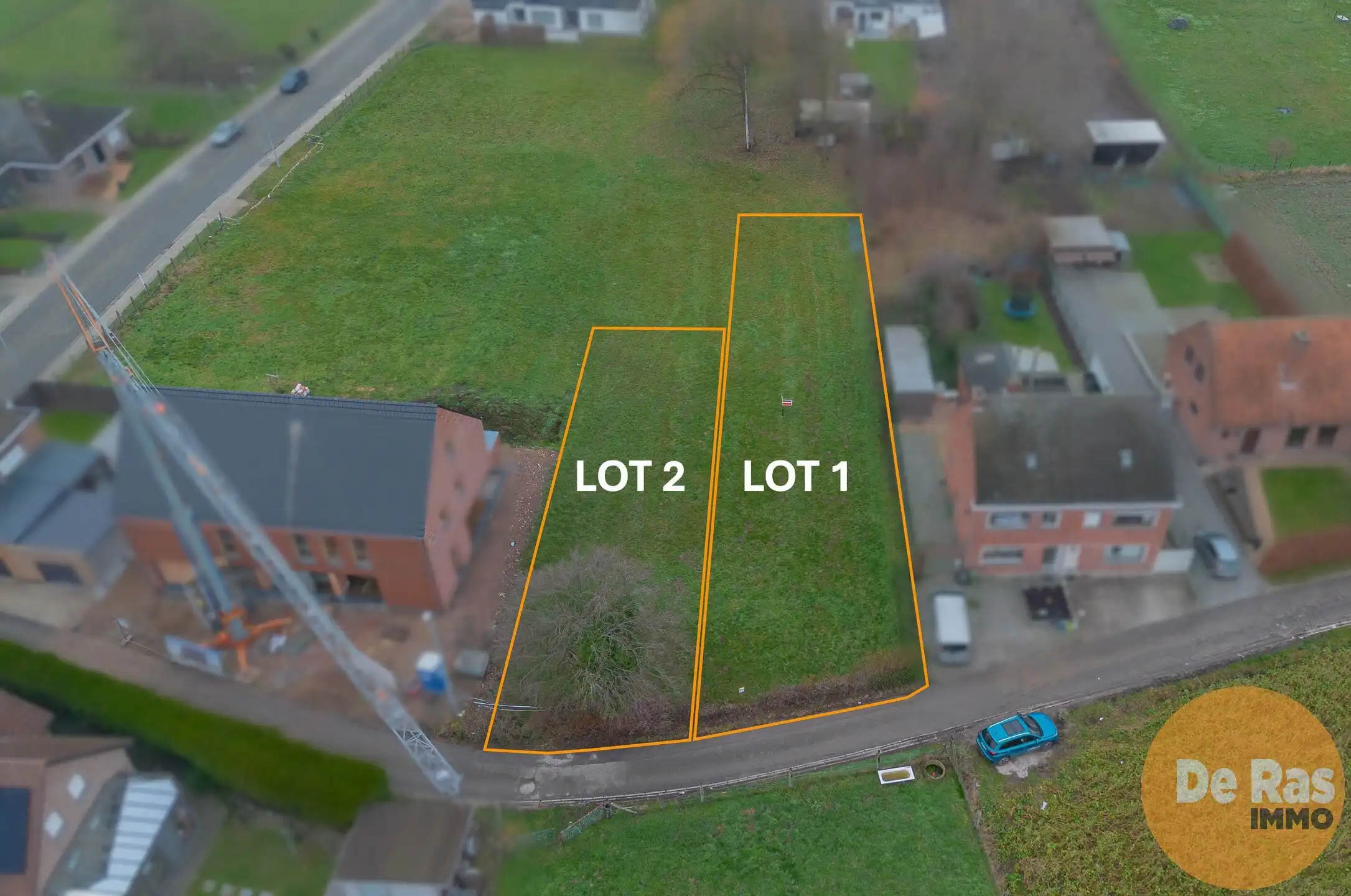 ERPE - LOT 2 Bouwgrond voor half open bebouwing foto {{pictureIndex}}