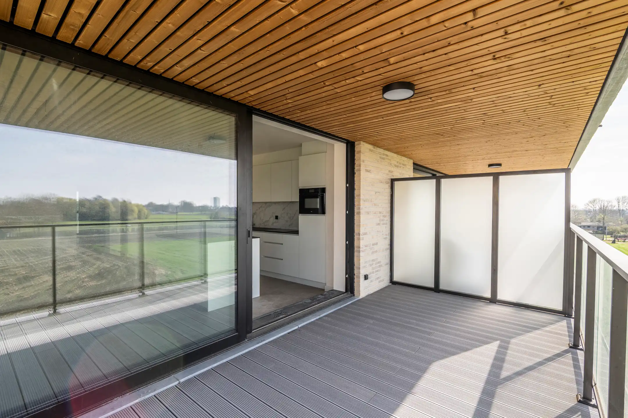 Appartement met 3 slpks + west terras met zicht over weiland foto 15